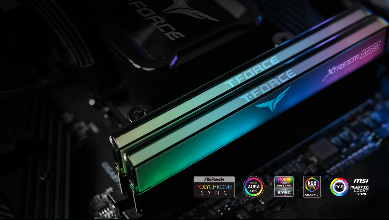 Team XTREEM ARGB 48GB (2 x 24GB) 288-Pin PC RAM DDR5 8000 Model